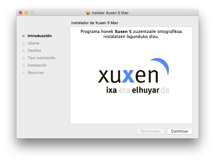 Xuxen 5 Mac instaladorea 3 - teknopata.eus